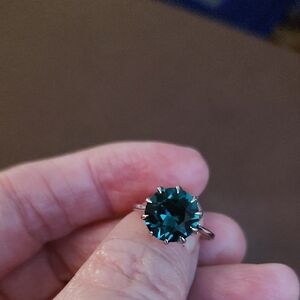 Fragrant Jewels Teal Gem Ring